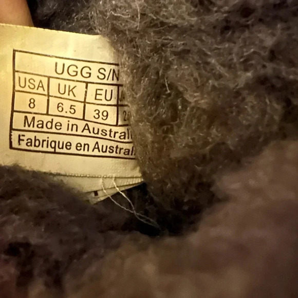 UGG Bailey Button Triplet II Black Mid-Calf Pull-On Boots Size US 8 - Picture 11 of 11